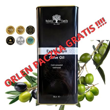 Oliwa z Oliwek Extra Virgin Voliotis Family Pelion Black 5L